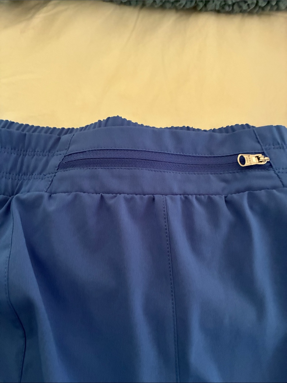 DKNY Periwinkle Athletic Running Shorts - Picture 3 of 4
